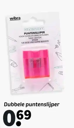 Wibra Dubbele puntenslijper aanbieding