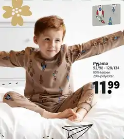 Wibra Pyjama aanbieding