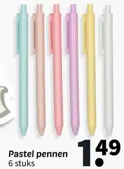 Wibra Pastel pennen aanbieding