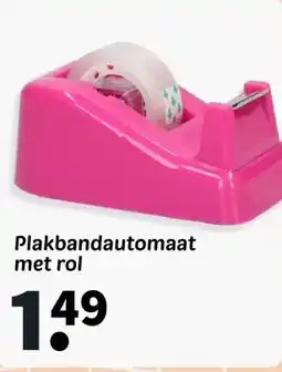 Wibra Plakbandautomaat met rol aanbieding