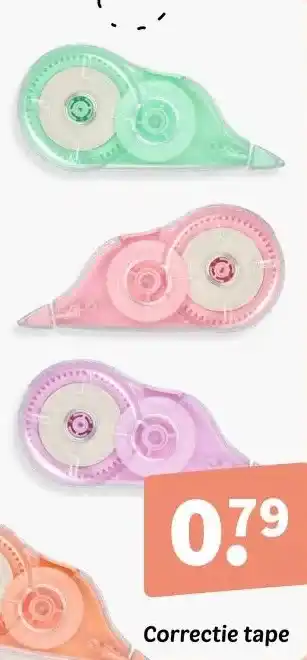 Wibra Correctie tape aanbieding