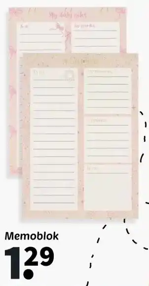 Wibra Memoblok aanbieding