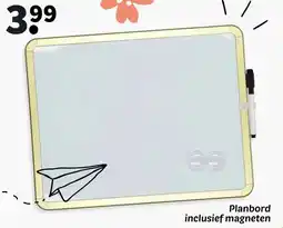 Wibra Planbord inclusief magneten aanbieding