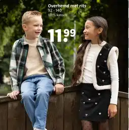 Wibra Overhemd met rits aanbieding