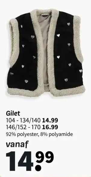 Wibra Gilet aanbieding