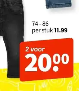 Wibra Jog jeans aanbieding