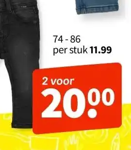 Wibra Jog jeans aanbieding