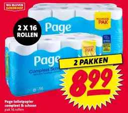 Nettorama Page toiletpapier compleet & schoon aanbieding