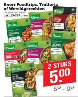Coop Knorr Foodtrips, Trattoria of Wereldgerechten aanbieding
