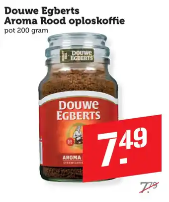Coop Douwe Egberts Aroma Rood oploskoffie aanbieding
