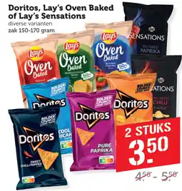 Coop Doritos, Lay's Oven Baked of Lay's Sensations aanbieding