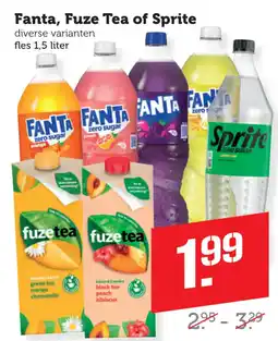 Coop Fanta, Fuze Tea of Sprite aanbieding