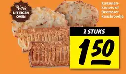 Boni Kaasuien kruiers of Beemster kaasbroodje aanbieding