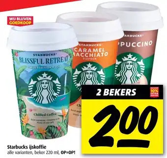 Boni Starbucks ijskoffie aanbieding