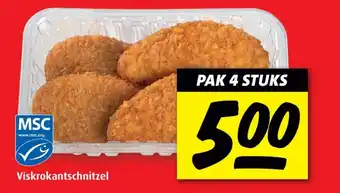 Boni Viskrokantschnitzel aanbieding
