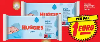 Boni Huggies babydoekjes aanbieding