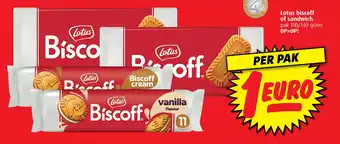 Boni Lotus biscoff of sandwich aanbieding