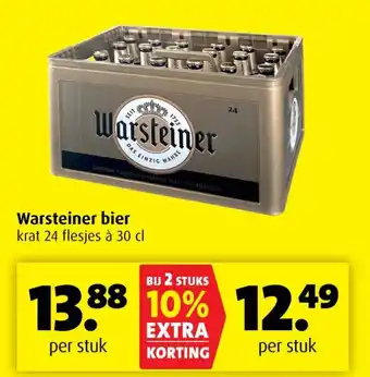 Boni Warsteiner bier aanbieding