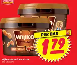 Boni Wijko satésaus kant & klaar aanbieding