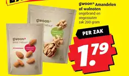 Boni gwoon Amandelen of walnoten aanbieding
