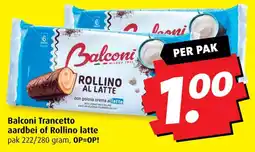 Boni Balconi Trancetto aardbei of Rollino latte aanbieding