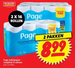 Boni Page toiletpapier compleet & schoon aanbieding