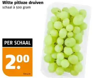 Poiesz Witte pitloze druiven aanbieding