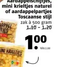 Poiesz Aardappelschijfjes, mini krieltjes naturel of aardappelpartjes Toscaanse stijl aanbieding