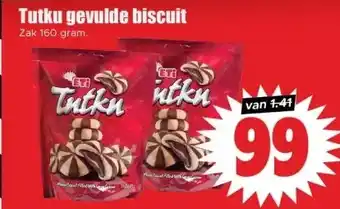 Dirk Tutku gevulde biscuit aanbieding