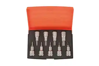 Conrad Bahco S9TORX Schroevendraaierdop 9-delig aanbieding