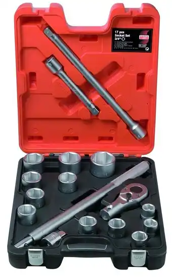 Conrad Bahco SLX 17 Dopsleutelset 17-delig aanbieding