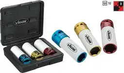 Conrad Vigor V2522 Kracht-dopsleutelinzetset 1/2 (12.5 mm) 3-delig aanbieding
