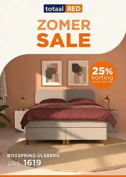 TotaalBED Boxspring Ulsberg aanbieding