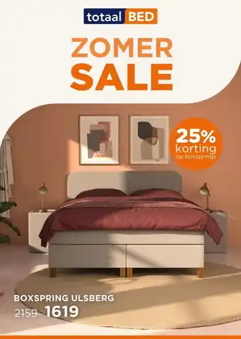 TotaalBED Boxspring Ulsberg aanbieding