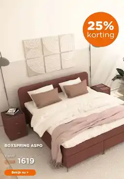 TotaalBED Boxspring Aspo aanbieding