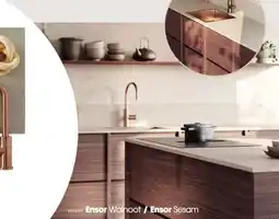 Superkeukens keuken Ensor Walnoot / Ensor Sesam aanbieding