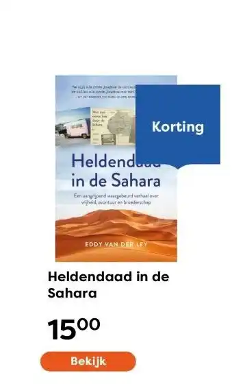 The Read Shop Heldendaad in de Sahara aanbieding
