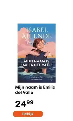 The Read Shop Mijn naam is Emilia del Valle aanbieding