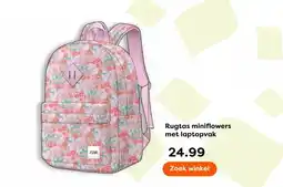 The Read Shop Rugtas miniflowers met laptopvak aanbieding