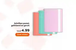The Read Shop Schriften pastel, gelinieerd en geruit aanbieding
