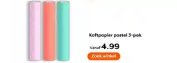 The Read Shop Kaftpapier pastel 3 pak aanbieding
