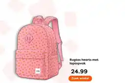 The Read Shop Rugtas hearts met laptopvak aanbieding