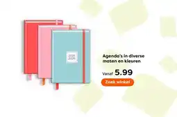 The Read Shop Agenda's in diverse maten en kleuren aanbieding