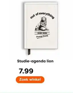 The Read Shop Studie agenda lion aanbieding