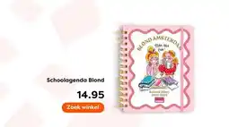 The Read Shop Schoolagenda Blond aanbieding
