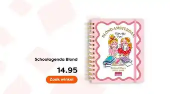 The Read Shop Schoolagenda Blond aanbieding
