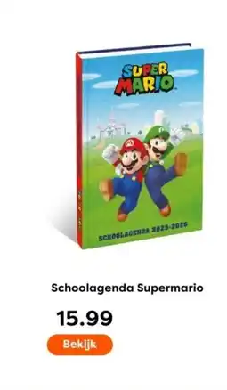 The Read Shop Schoolagenda Supermario aanbieding