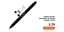 The Read Shop Gelpen Panda uitwisbaar. Schattig. Schrijft. Gumt aanbieding