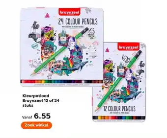 The Read Shop Kleurpotlood Bruynzeel 12 of 24 stuks aanbieding