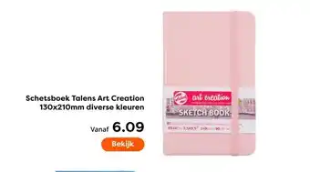 The Read Shop Schetsboek Talens Art Creation diverse kleuren aanbieding